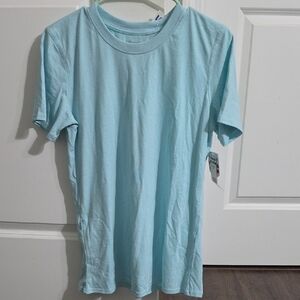 Wrangler Light Blue Crew Neck T-Shirt
